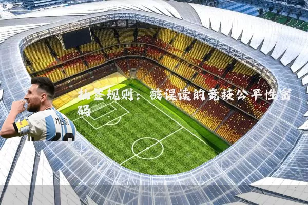 抽签规则:被误读的竞技公平性密码